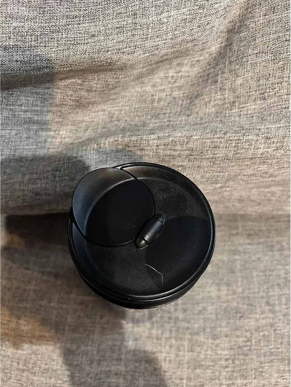 Starbucks Travel Mug Black And Gold 16 oz 2015 Drink Through Lid